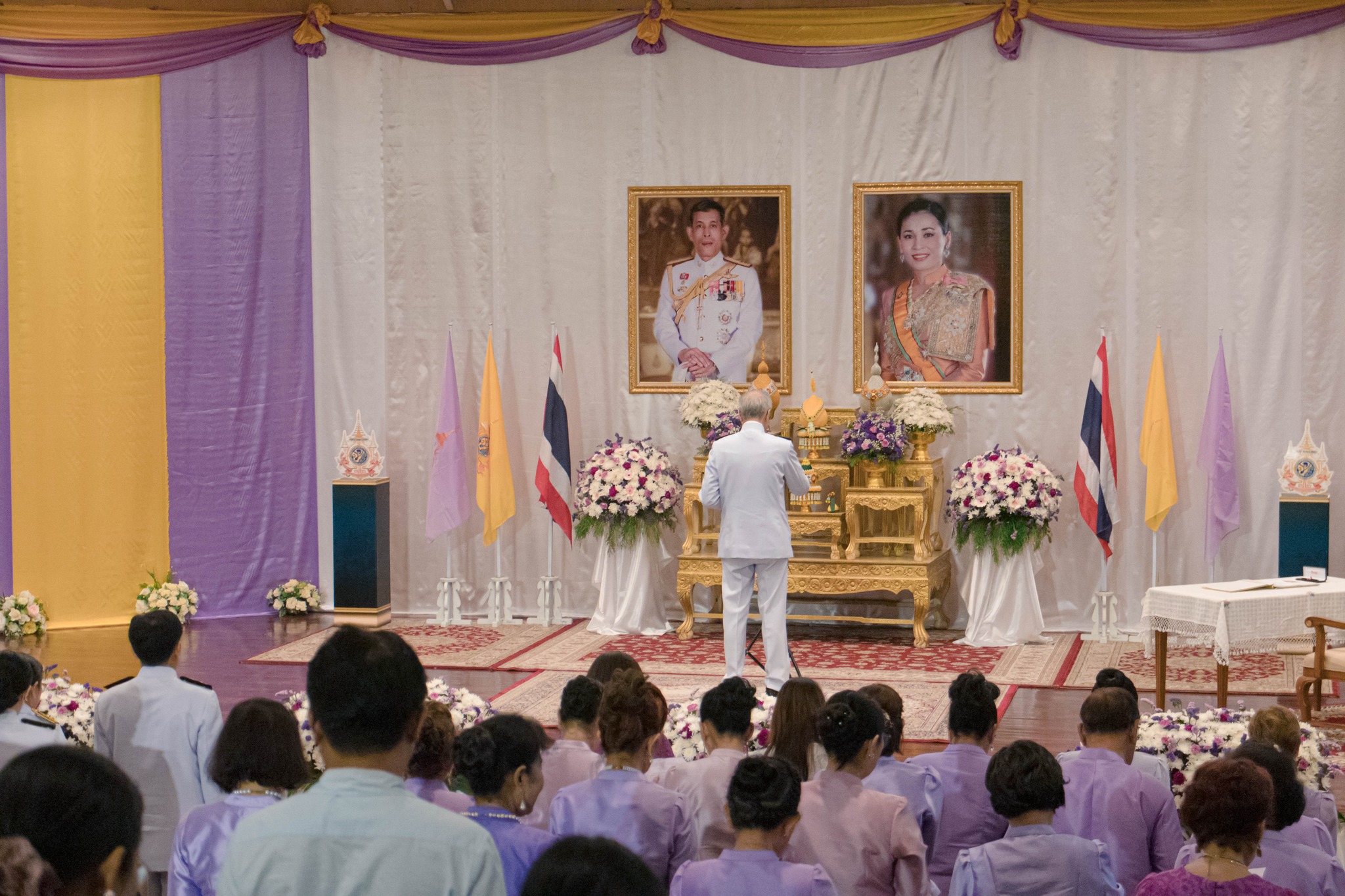 พิธีถวายพระพรชัยมงคล สมเด็จพระนางเจ้าสุทิดา พัชรสุธาพิมลลักษณ