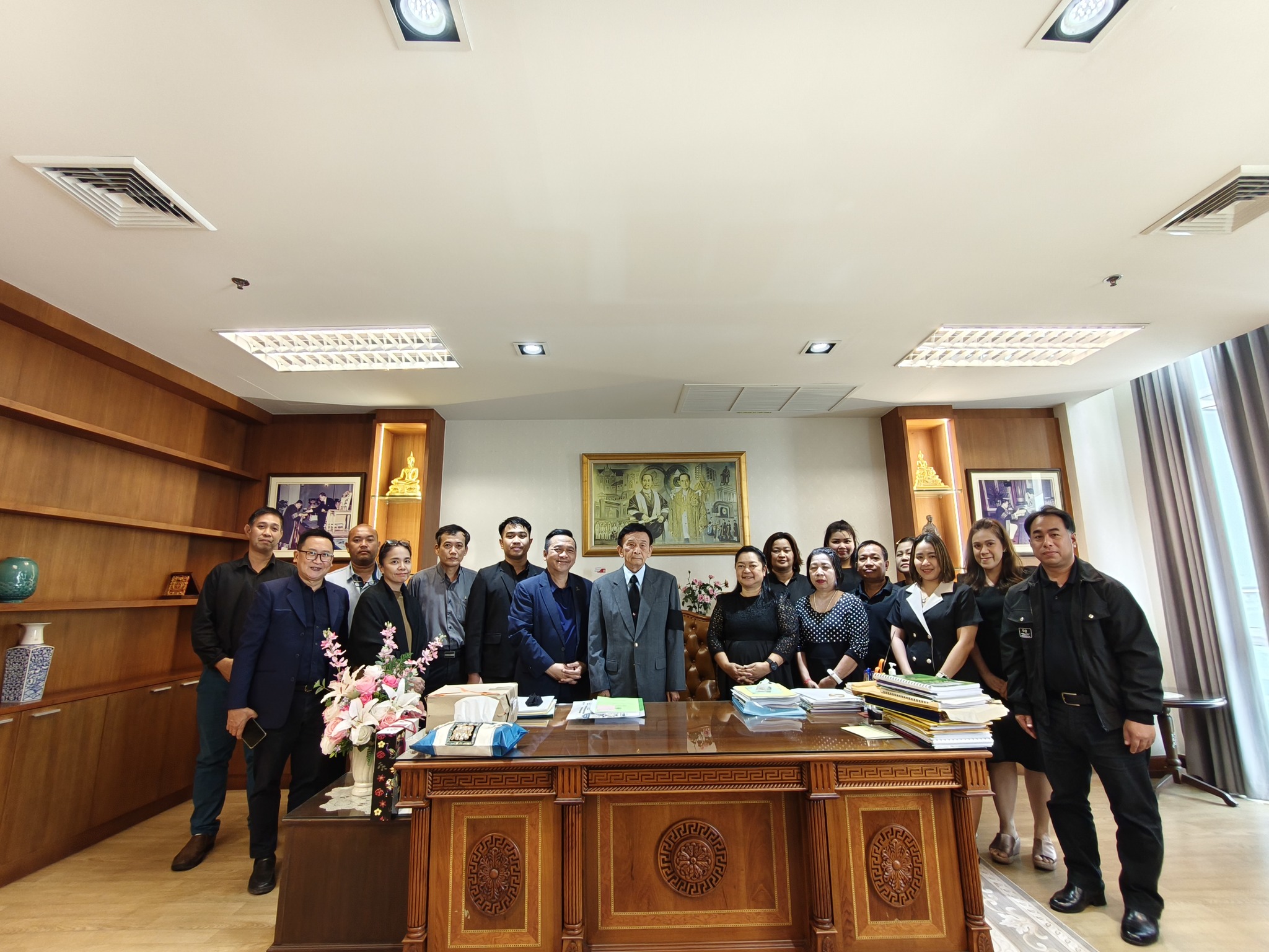 สวัสดีปีใหม่นายกสภามหาวิทยาลัยราชภัฏพระนคร ดร.ถนอม อินทรกำเนิด