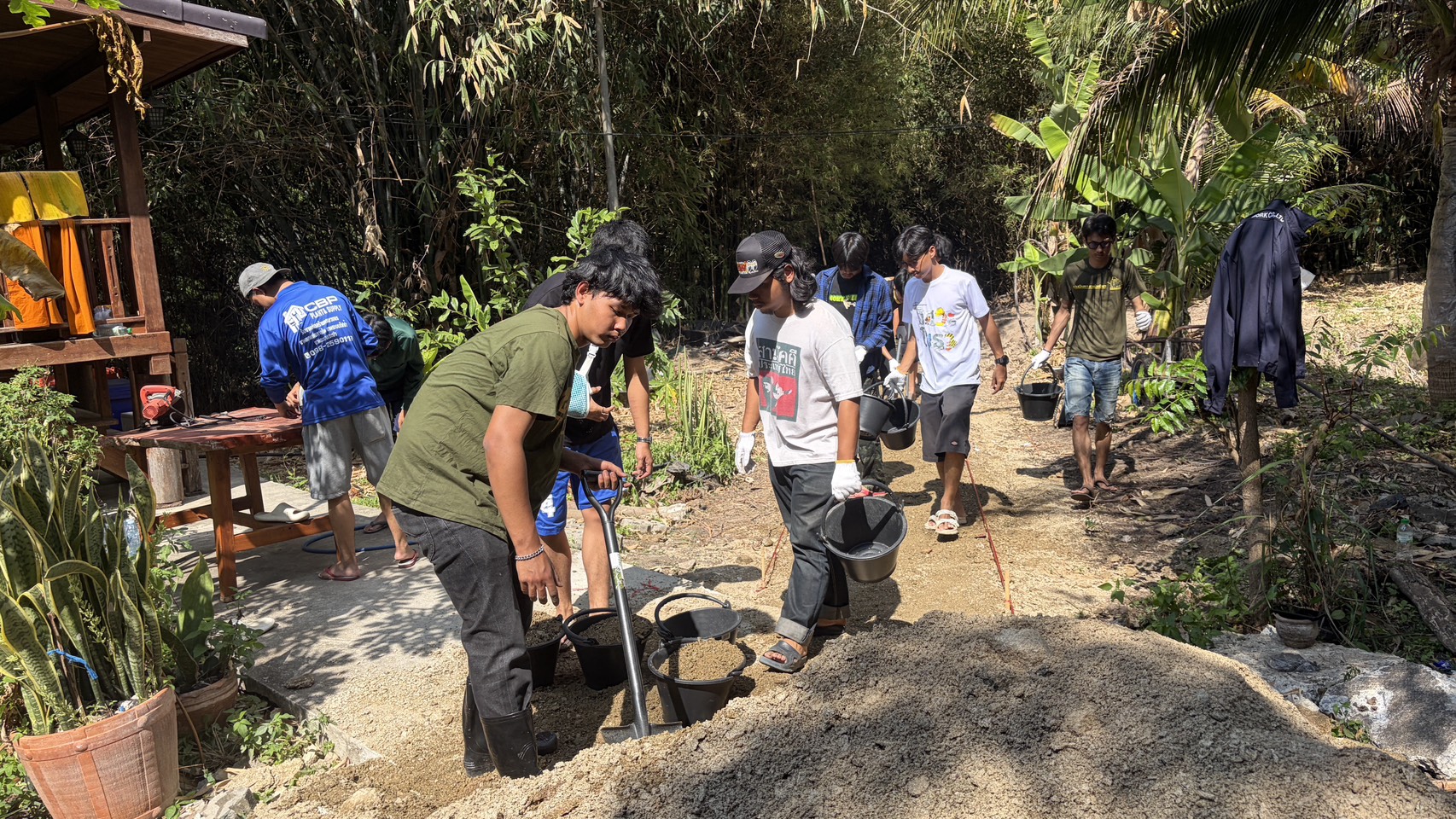 บริการให้แก่สังคมและชุมชนท้องถิ่น (สาขาวิชาเทคโนโลยีวิศวกรรมโยธา)